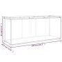 Caja de almacenaje tela negra 105x34,5x45 cm de vidaXL, Baúles de almacenamiento - Ref: Foro24-343148, Precio: 27,79 €, Descu...