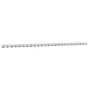 Riel de cortina acero inoxidable plateado 1 m de vidaXL, Cortinas y visillos - Ref: Foro24-153875, Precio: 18,96 €, Descuento: %