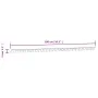 Riel de cortina acero inoxidable plateado 1 m de vidaXL, Cortinas y visillos - Ref: Foro24-153875, Precio: 18,96 €, Descuento: %