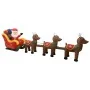 Adorno inflable de Navidad Papá Noel y renos LED 490 cm de vidaXL, Luces de Navidad - Ref: Foro24-288849, Precio: 134,25 €, D...