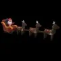 Adorno inflable de Navidad Papá Noel y renos LED 490 cm de vidaXL, Luces de Navidad - Ref: Foro24-288849, Precio: 134,25 €, D...