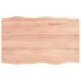 Treated wood table top with natural brown edge 80x50x(2-4) cm by vidaXL, Table tops - Ref: Foro24-363942, Price: 47,87 €, Dis...