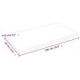 Tablero mesa madera tratada roble borde natural 100x60x2 cm de vidaXL, Tableros para mesas - Ref: Foro24-363953, Precio: 47,8...