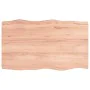 Treated wood table top with natural brown edge 100x60x(2-6)cm by vidaXL, Table tops - Ref: Foro24-363955, Price: 74,68 €, Dis...