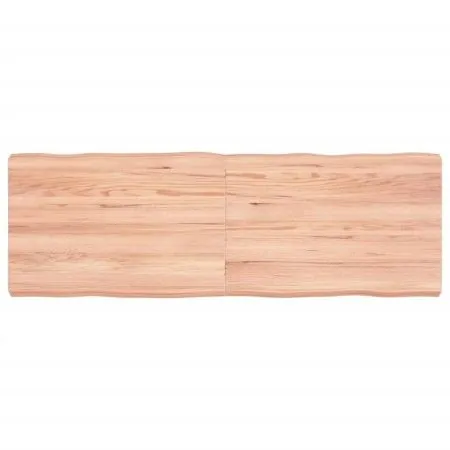 Tablero mesa madera tratada roble borde natural 120x40x6 cm de vidaXL, Tableros para mesas - Ref: Foro24-363957, Precio: 42,3...