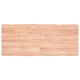 Tablero mesa madera tratada borde natural marrón 120x50x(2-6)cm de vidaXL, Tableros para mesas - Ref: Foro24-363959, Precio: ...
