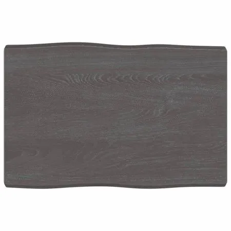 Tablero mesa madera tratada borde vivo marrón 60x40x(2-4) cm de vidaXL, Tableros para mesas - Ref: Foro24-363996, Precio: 34,...