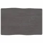 Tablero mesa madera tratada borde vivo marrón 60x40x(2-4) cm de vidaXL, Tableros para mesas - Ref: Foro24-363996, Precio: 34,...