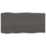 Treated wood table top brown live edge 80x40x(2-6) cm by vidaXL, Table tops - Ref: Foro24-364006, Price: 43,74 €, Discount: %
