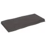 Tablero mesa madera tratada borde vivo marrón 80x40x(2-6) cm de vidaXL, Tableros para mesas - Ref: Foro24-364006, Precio: 43,...