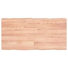 Tablero mesa madera tratada borde natural marrón 120x60x(2-6)cm de vidaXL, Tableros para mesas - Ref: Foro24-363961, Precio: ...