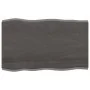 Tablero mesa madera tratada borde vivo marrón 80x50x(2-4) cm de vidaXL, Tableros para mesas - Ref: Foro24-364008, Precio: 42,...