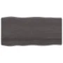 Tablero mesa madera tratada borde vivo marrón 100x50x(2-6) cm de vidaXL, Tableros para mesas - Ref: Foro24-364018, Precio: 61...