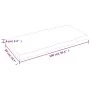 Tablero mesa madera tratada borde vivo marrón 100x50x(2-6) cm de vidaXL, Tableros para mesas - Ref: Foro24-364018, Precio: 61...