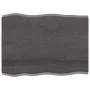 Tablero mesa madera tratada borde vivo marrón 80x60x(2-6) cm de vidaXL, Tableros para mesas - Ref: Foro24-364012, Precio: 58,...