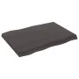 Tablero mesa madera tratada borde vivo marrón 80x60x(2-6) cm de vidaXL, Tableros para mesas - Ref: Foro24-364012, Precio: 58,...