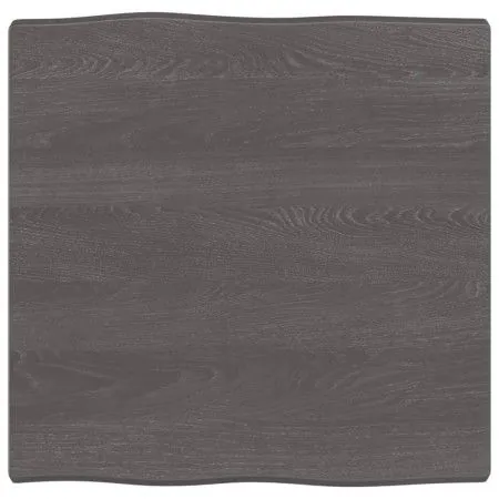 Tablero mesa madera tratada borde vivo marrón 60x60x(2-4) cm de vidaXL, Tableros para mesas - Ref: Foro24-364002, Precio: 39,...