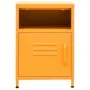 Mesita de noche acero amarillo mostaza 35x35x51 cm de vidaXL, Mesitas de noche - Ref: Foro24-336218, Precio: 75,46 €, Descuen...