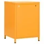 Mesita de noche acero amarillo mostaza 35x35x51 cm de vidaXL, Mesitas de noche - Ref: Foro24-336218, Precio: 75,46 €, Descuen...