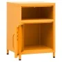 Mesita de noche acero amarillo mostaza 35x35x51 cm de vidaXL, Mesitas de noche - Ref: Foro24-336218, Precio: 75,46 €, Descuen...