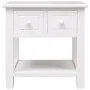 Mesa auxiliar madera de Paulownia blanco 40x40x40 cm de vidaXL, Mesas auxiliares - Ref: Foro24-284070, Precio: 53,26 €, Descu...
