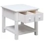 Mesa auxiliar madera de Paulownia blanco 40x40x40 cm de vidaXL, Mesas auxiliares - Ref: Foro24-284070, Precio: 53,26 €, Descu...
