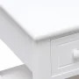 White Paulownia wood side table 40x40x40 cm by vidaXL, Side tables - Ref: Foro24-284070, Price: 53,26 €, Discount: %