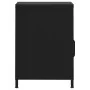 Mesita de noche acero negro 35x35x51 cm de vidaXL, Mesitas de noche - Ref: Foro24-336223, Precio: 78,69 €, Descuento: %