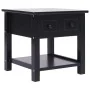 Black Paulownia wood side table 40x40x40 cm by vidaXL, Side tables - Ref: Foro24-284071, Price: 39,43 €, Discount: %