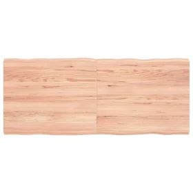 Tischplatte aus behandeltem Holz mit naturbrauner Kante, 120 x 50 x (2–4) cm von vidaXL, Tischplatten - Ref: Foro24-363958, P...