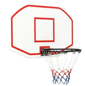 Tablero de baloncesto polietileno blanco 109x71x3 cm de vidaXL, Tableros de baloncesto - Ref: Foro24-93662, Precio: 106,50 €,...