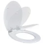 WC-Sitz MDF mit Soft-Close-Funktion in Weißem Design von vidaXL, Toiletten- und Bidetsitze - Ref: Foro24-140798, Preis: 41,67...