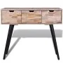 Console table with 3 drawers made of recycled teak wood by vidaXL, Side tables - Ref: Foro24-241709, Price: 115,05 €, Discoun...