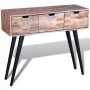 Console table with 3 drawers made of recycled teak wood by vidaXL, Side tables - Ref: Foro24-241709, Price: 115,05 €, Discoun...