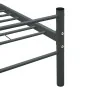 Estructura de cama de metal gris 180x200 cm de vidaXL, Camas y somieres - Ref: Foro24-284684, Precio: 106,95 €, Descuento: %