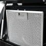 Campana extractora de pared acero inox negra 756 m³/h 90 cm de vidaXL, Extractores - Ref: Foro24-50705, Precio: 352,28 €, Des...