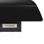 Campana extractora de pared acero inox negra 756 m³/h 90 cm de vidaXL, Extractores - Ref: Foro24-50705, Precio: 352,28 €, Des...