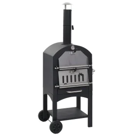Horno de pizza exterior carbón de arcilla refractaria de vidaXL, Aparatos para hacer pizza - Ref: Foro24-44279, Precio: 231,7...