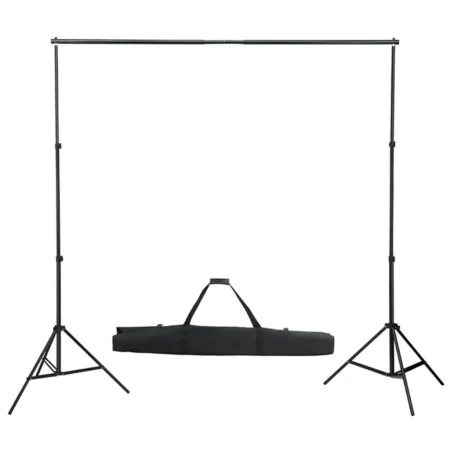 Sistema de soporte de fondo telescópico 155-300 cm de vidaXL, Montajes de estudio - Ref: Foro24-190001, Precio: 38,97 €, Desc...