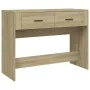 Mesa consola madera contrachapada roble Sonoma 100x39x75 cm de vidaXL, Mesas - Ref: Foro24-816779, Precio: 66,38 €, Descuento: %