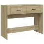 Oak Sonoma plywood console table 100x39x75 cm by vidaXL, Tables - Ref: Foro24-816779, Price: 66,38 €, Discount: %