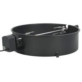 Kit de anillo asador de barbacoa negro 57 cm de vidaXL, Planchas y parrillas eléctricas - Ref: Foro24-44290, Precio: 111,97 €...