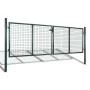 Puerta De Malla De Jardín Verja De Pared 289x75cm/306x125cm de vidaXL, Puertas de jardín - Ref: Foro24-140921, Precio: 256,48...