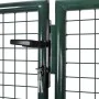 Puerta De Malla De Jardín Verja De Pared 289x75cm/306x125cm de vidaXL, Puertas de jardín - Ref: Foro24-140921, Precio: 256,48...