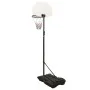 Canasta de baloncesto polietileno blanco 216-250 cm de vidaXL, Canastas de baloncesto - Ref: Foro24-93655, Precio: 92,81 €, D...