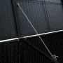 Cobertizo doble contenedor basura ratán negro 148x80x111cm de vidaXL, Cobertizos - Ref: Foro24-43887, Precio: 265,82 €, Descu...