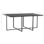 Set comedor de jardín 7 piezas y cojines ratán sintético negro de vidaXL, Conjuntos de jardín - Ref: Foro24-44444, Precio: 50...