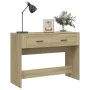 Oak Sonoma plywood console table 100x39x75 cm by vidaXL, Tables - Ref: Foro24-816779, Price: 66,38 €, Discount: %