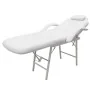 Camilla de esteticista cuero sintético blanca 185x78x76 cm de vidaXL, Sillones de masaje - Ref: Foro24-110041, Precio: 212,81...