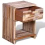 Mesita de noche con cajón madera de teca reciclada de vidaXL, Mesitas de noche - Ref: Foro24-241715, Precio: 94,67 €, Descuen...